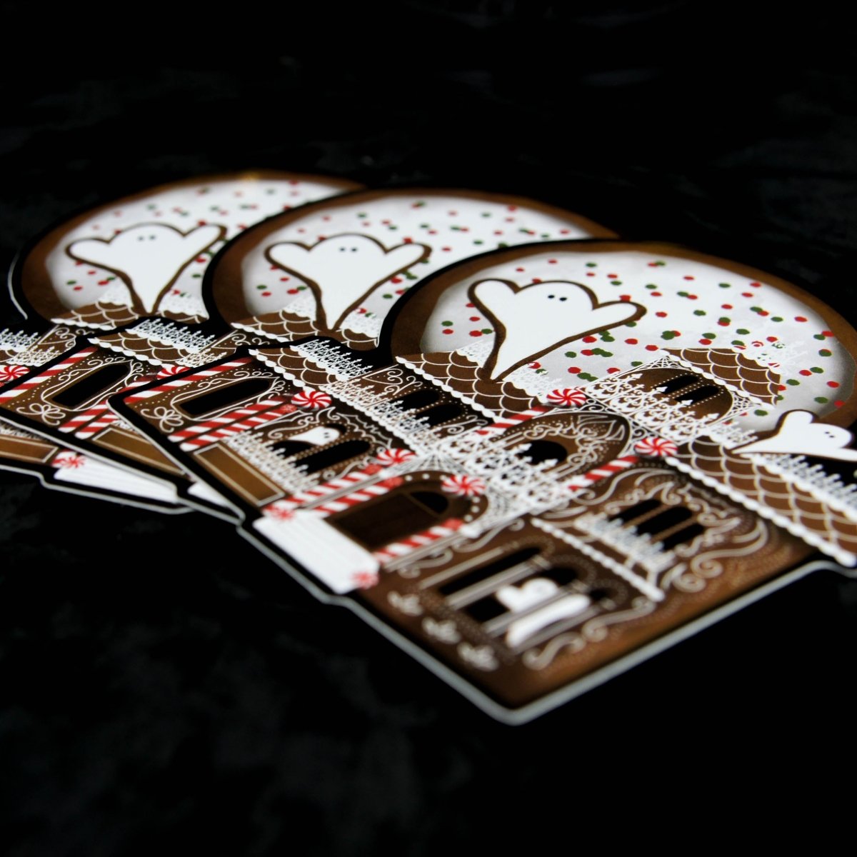 Gingerdead House Vinyl Sticker | Gothic Christmas