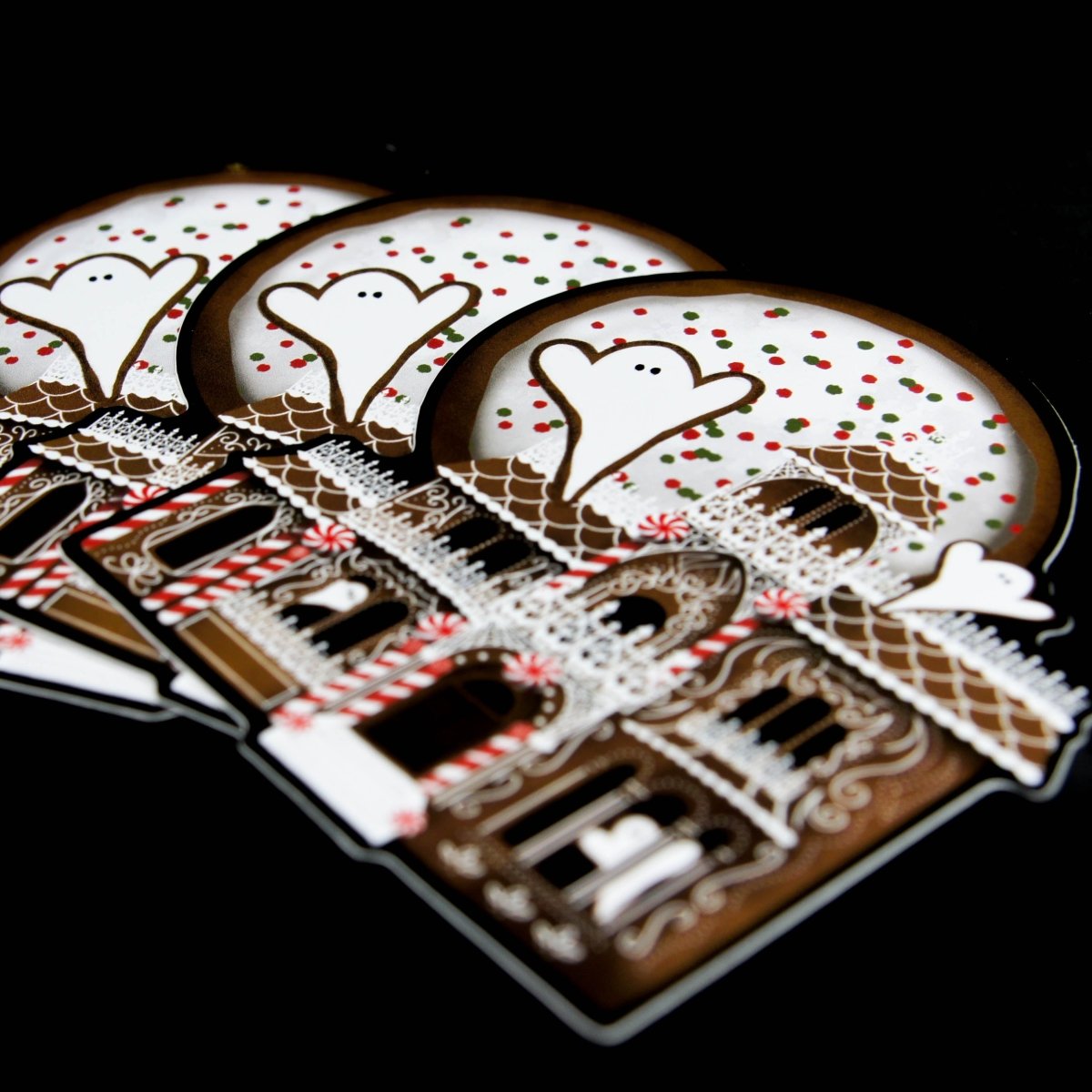 Gingerdead House Vinyl Sticker | Gothic Christmas