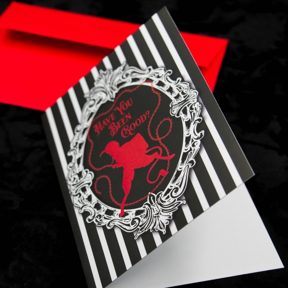 Gruss Vom Krampus Gothic Christmas Card