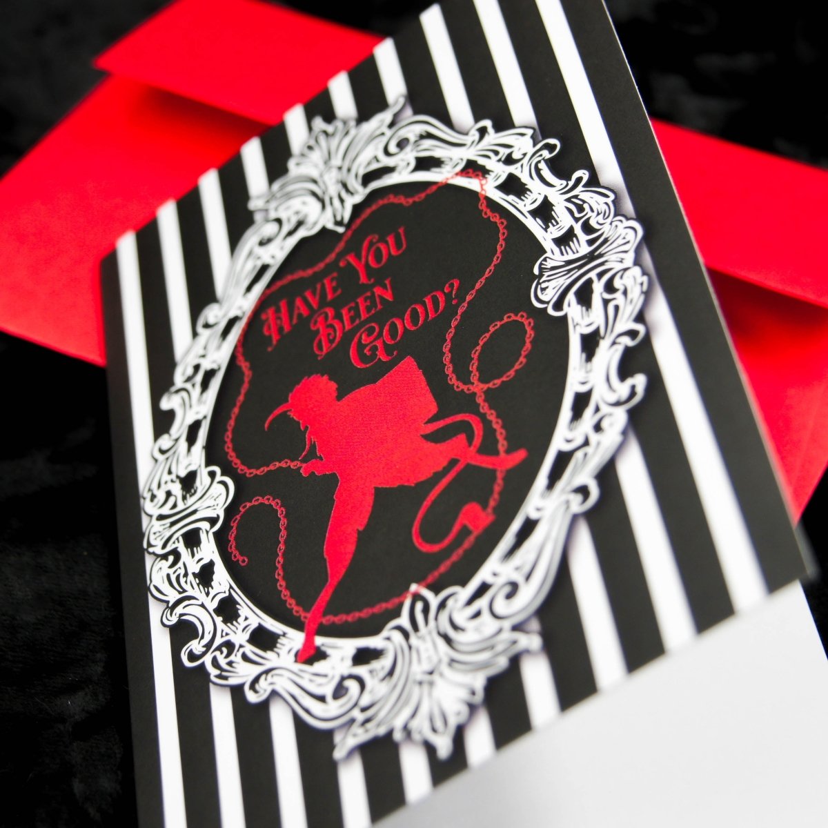 Gruss Vom Krampus Gothic Christmas Card