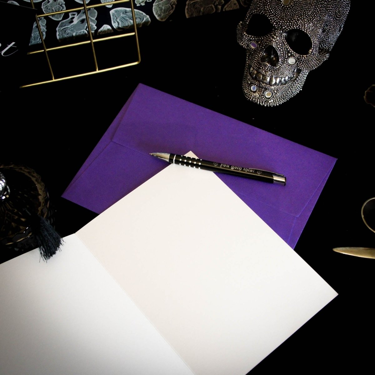 Halloween Wedding Congratulations Greetings Card