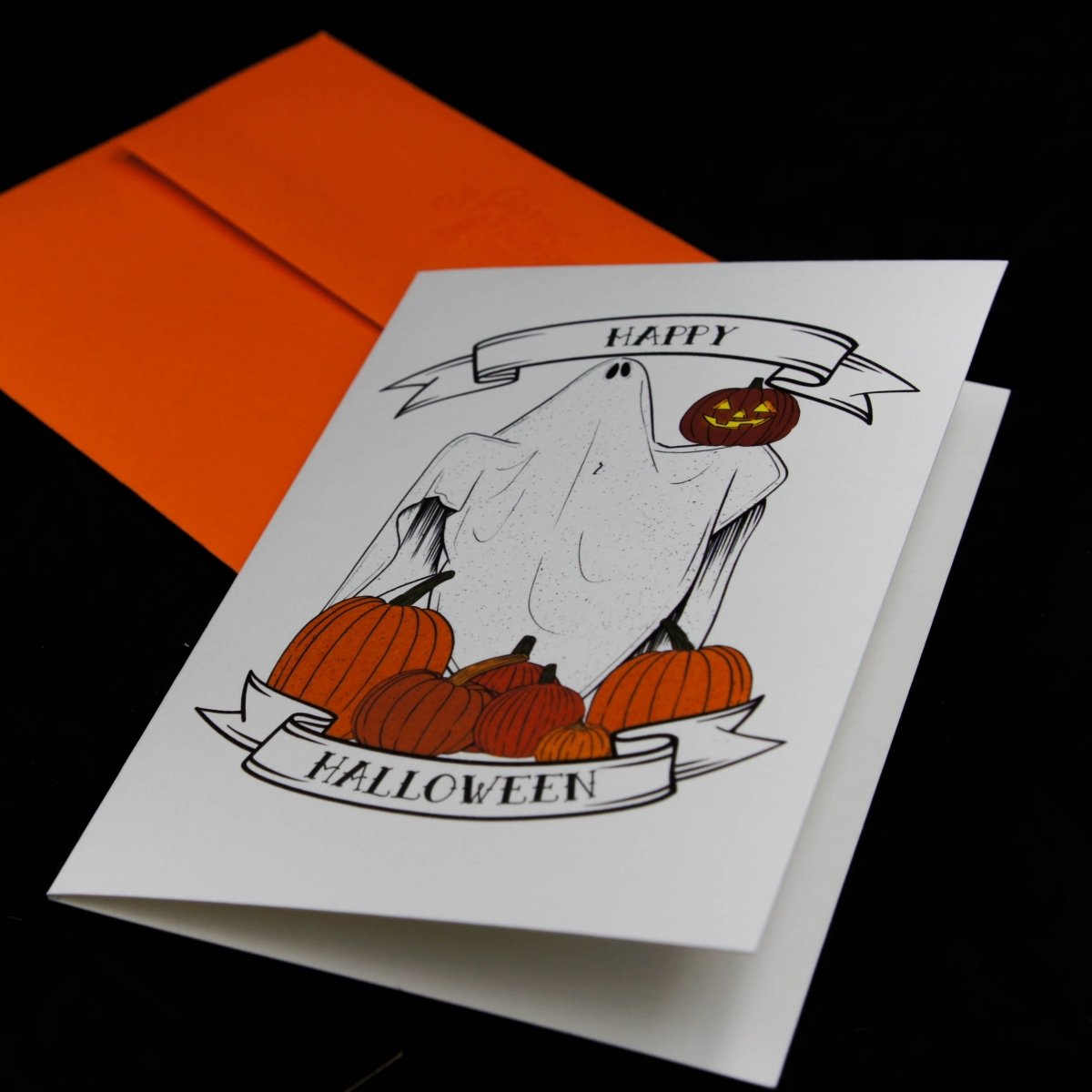 Carte de voeux joyeux Halloween