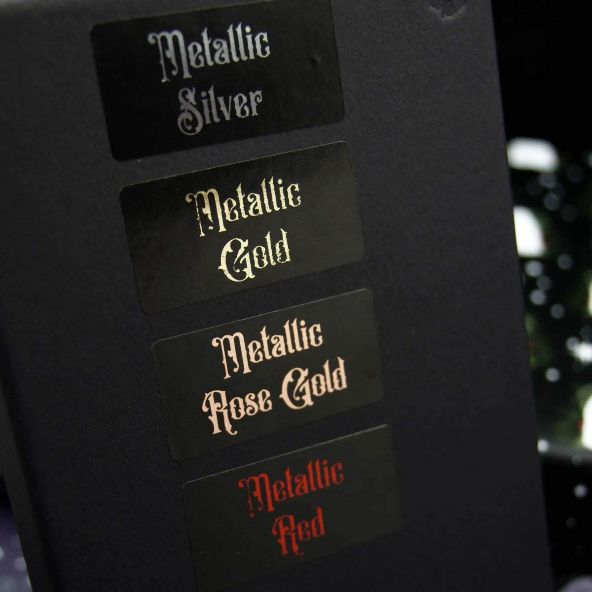 Join Us On The Web | Gothic Business Stickers