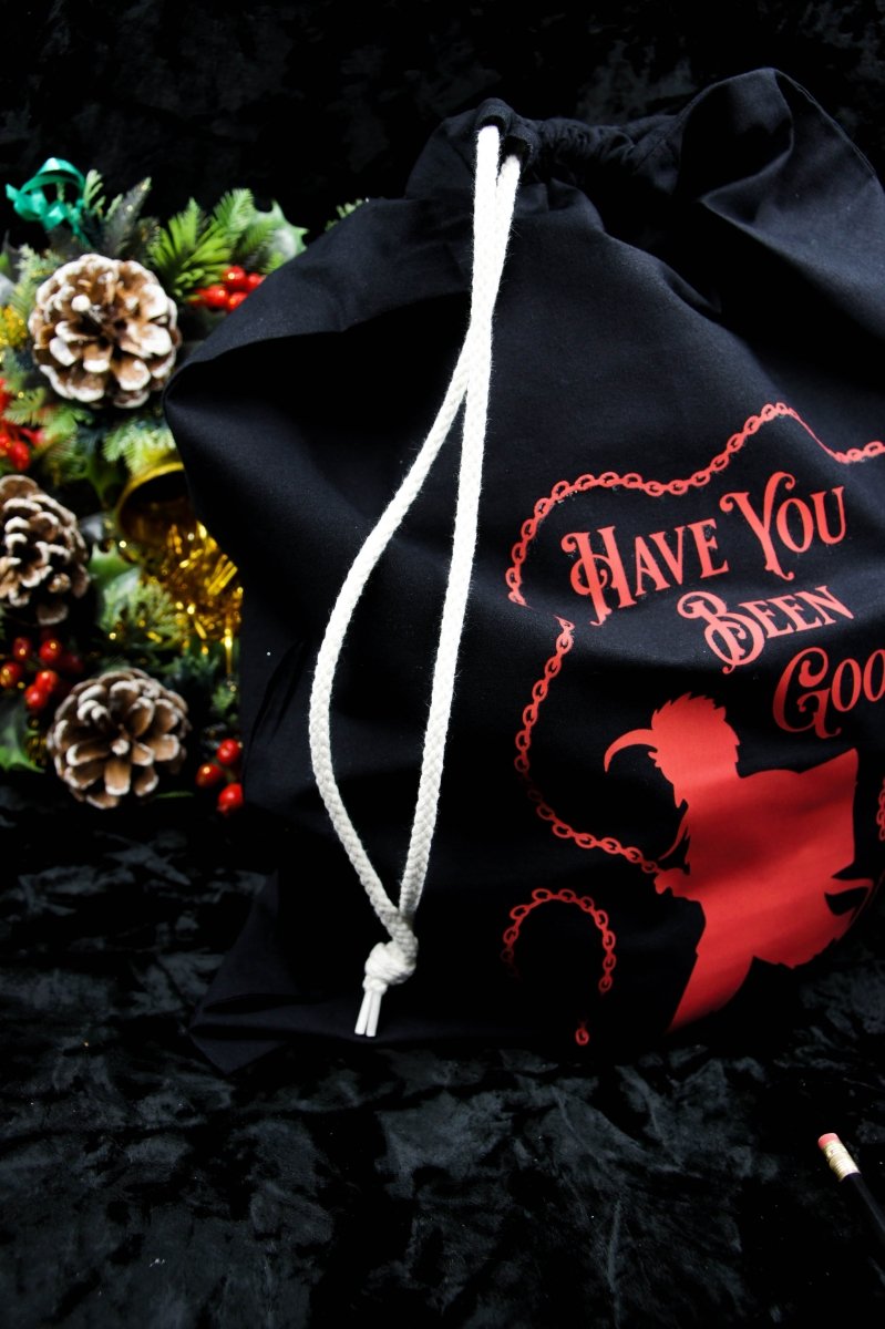 Krampus Reusable Gift Bag - The Gothic Stationery Company - Bags
