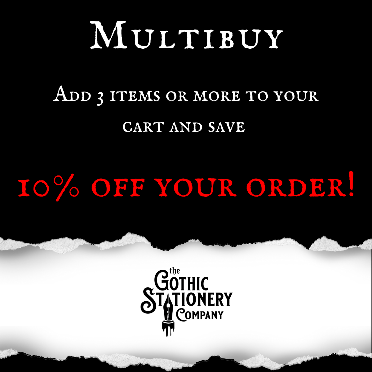Mini Potion Bottle Notecards & Envelopes Gothic Stationery Set - The Gothic Stationery Company - Notecards