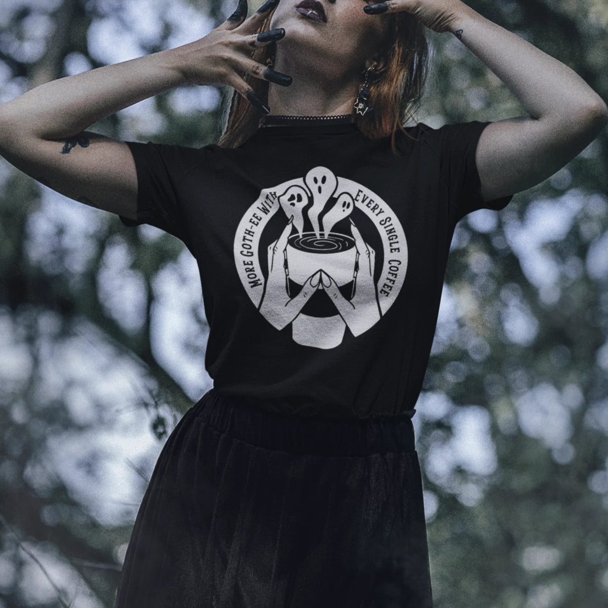 Camiseta gotica hotsell