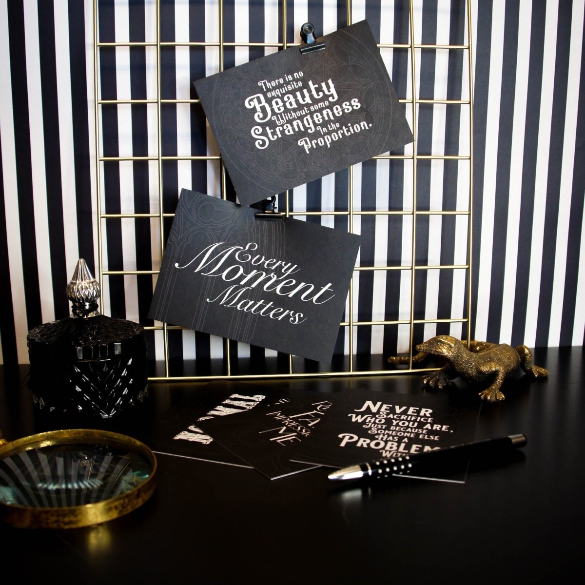 Pack Of Gothic Self Care A6 Postcard Prints