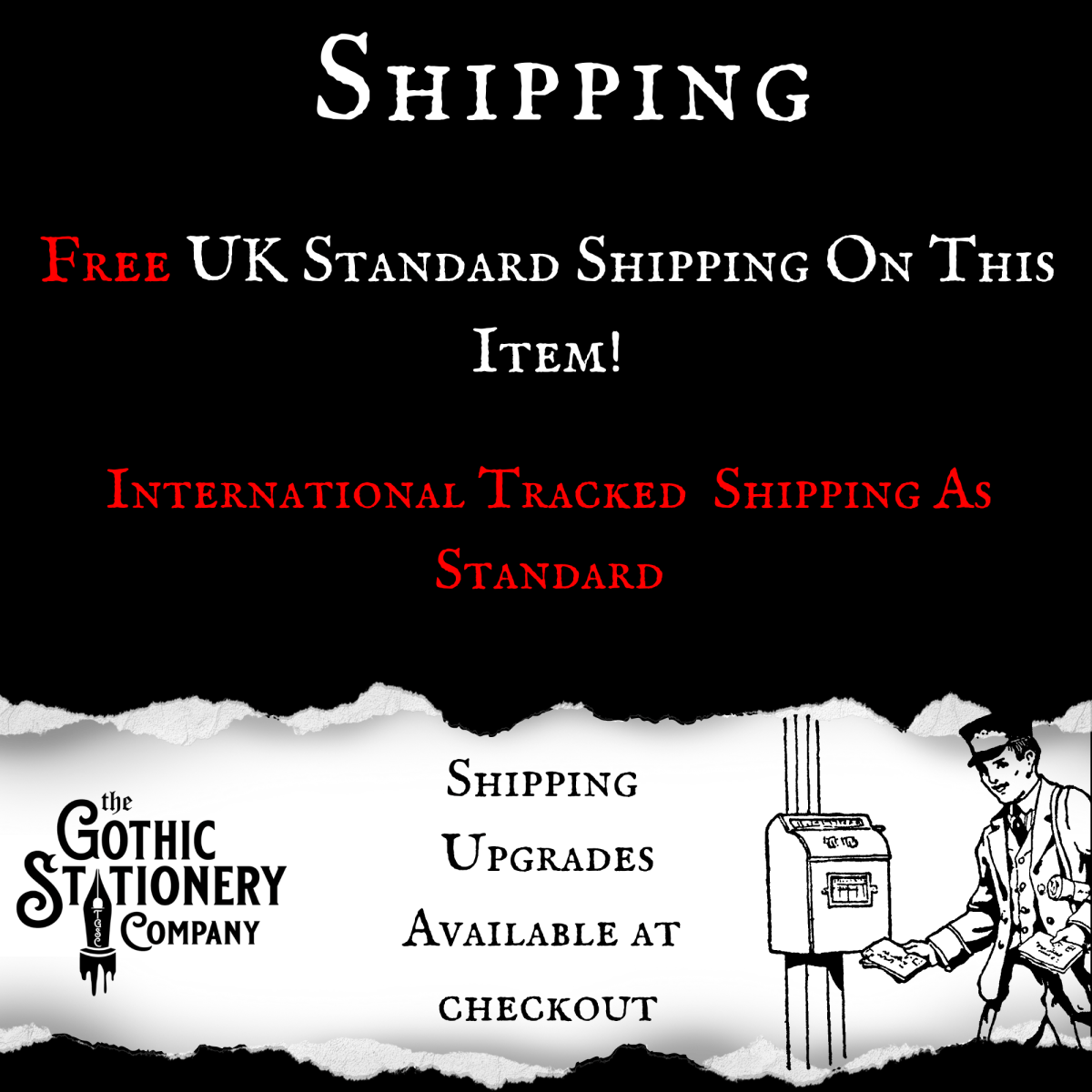 Vampire Skater Girl Vinyl Sticker - The Gothic Stationery Company - Vinyl Sticker