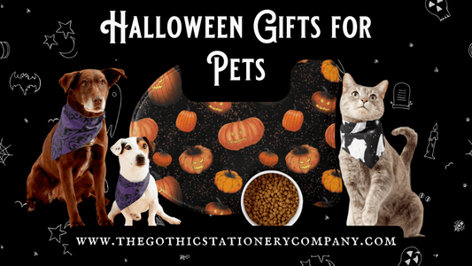 Halloween Pet Products For Your Furry Friends - The Gothic Stationery Company