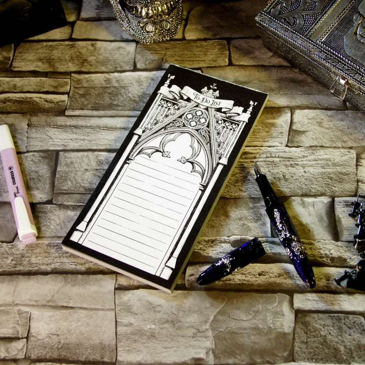Goth Notepad The Gothic Stationery Company - Perfect For The Goth Aesthetic