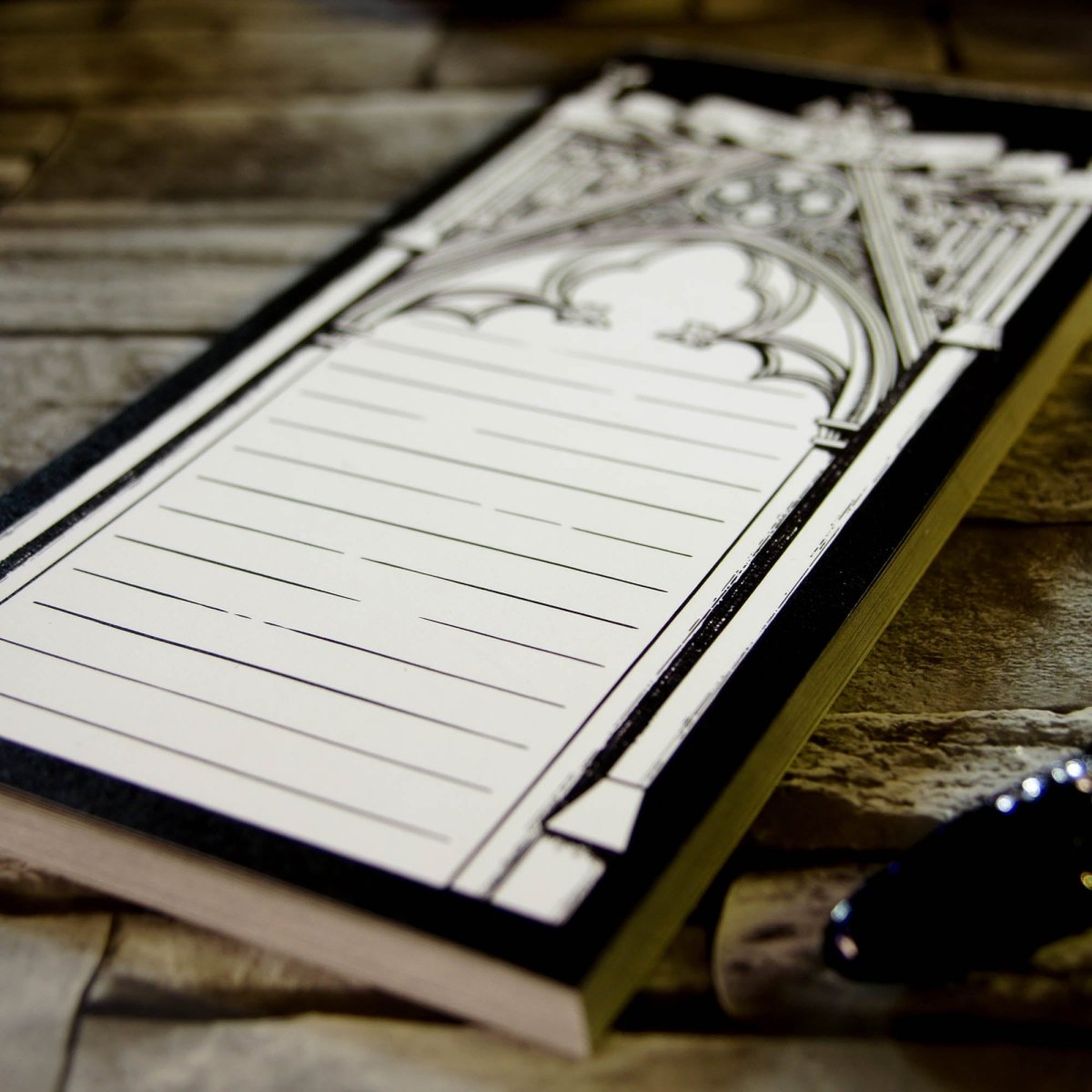 Gothic Arch To Do List Notepad - The Gothic Stationery Company - Notepads