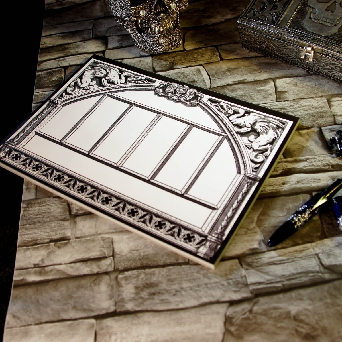 Priory Collection HandDesigned Gothic A4 Planner Pad The Gothic