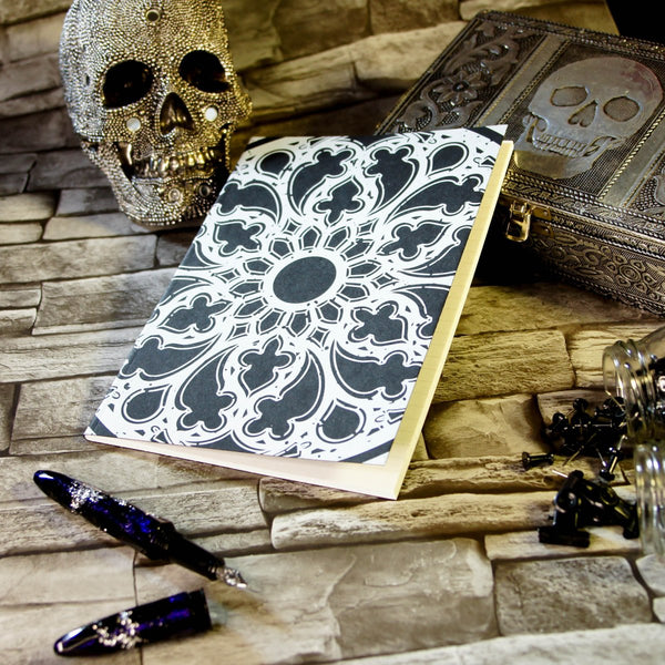 Gothic Rose Window Notebook A5