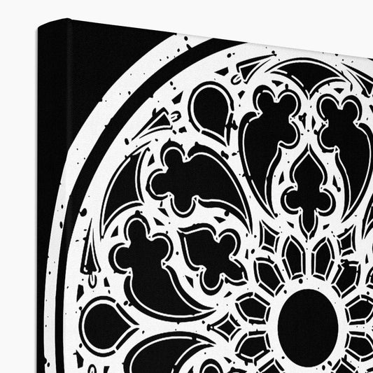 Gothic Rose Window - Priory Canvas - The Gothic Stationery Company - Fine art