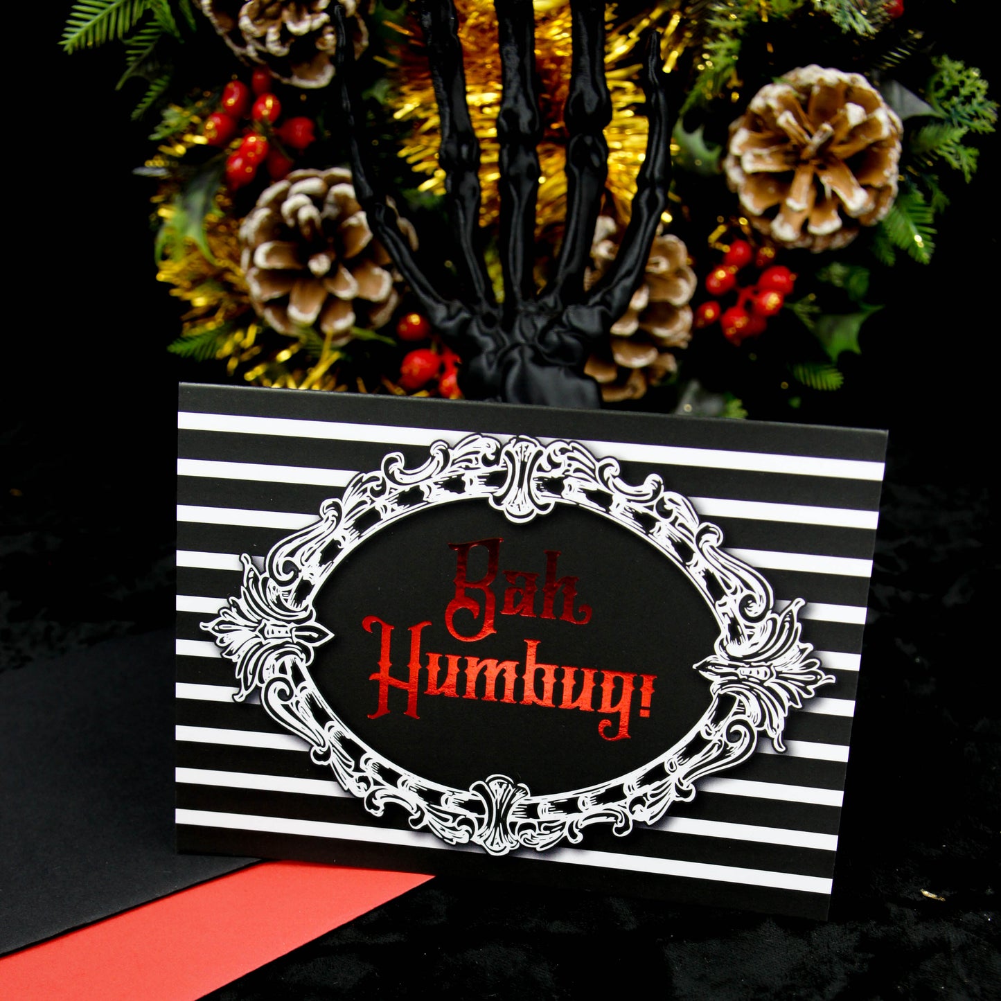 London Studio-Crafted 'Bah Humbug' Christmas Card