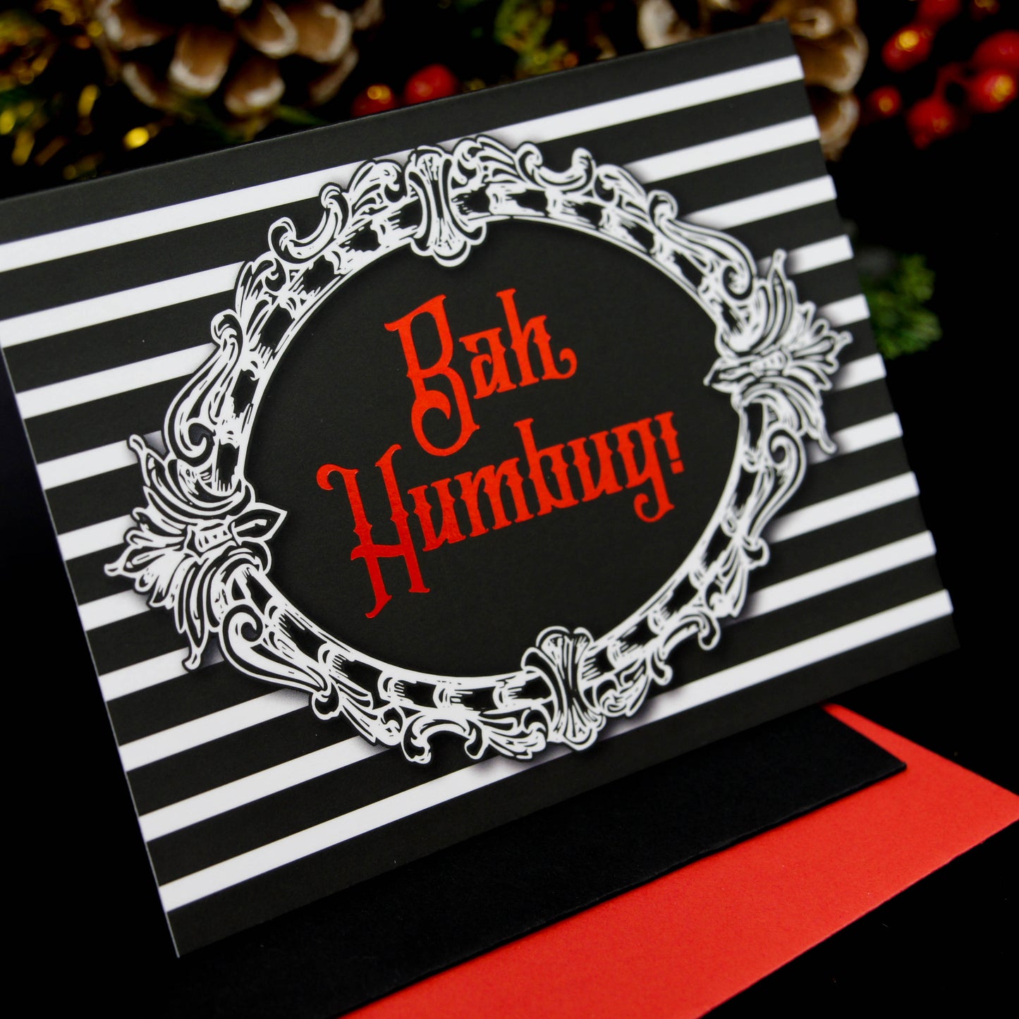 Tarjeta de Navidad Bah Humbug