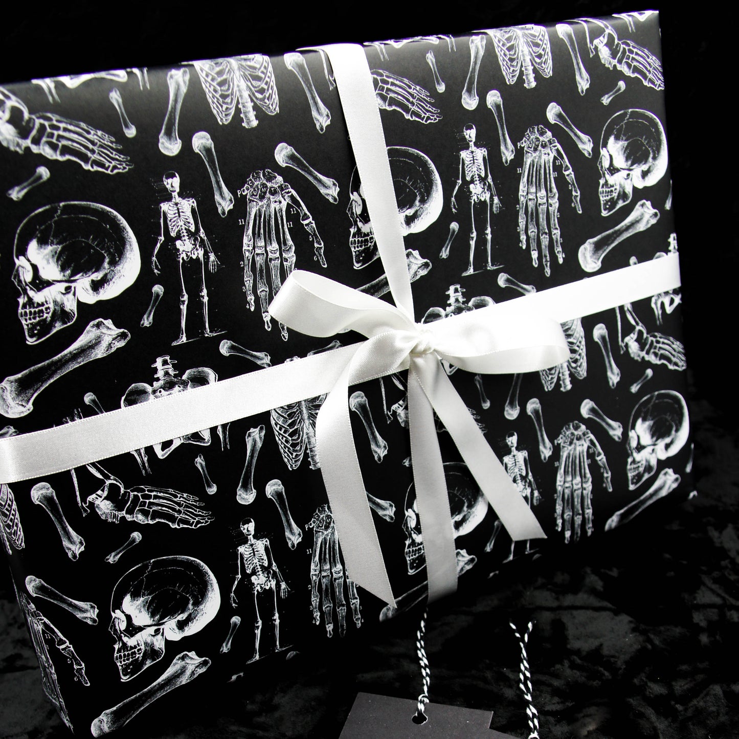Vintage Anatomy Wrapping Paper | Gothic Christmas