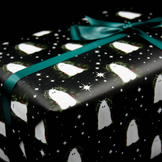 Gothic Christmas Spirit Wrapping Paper