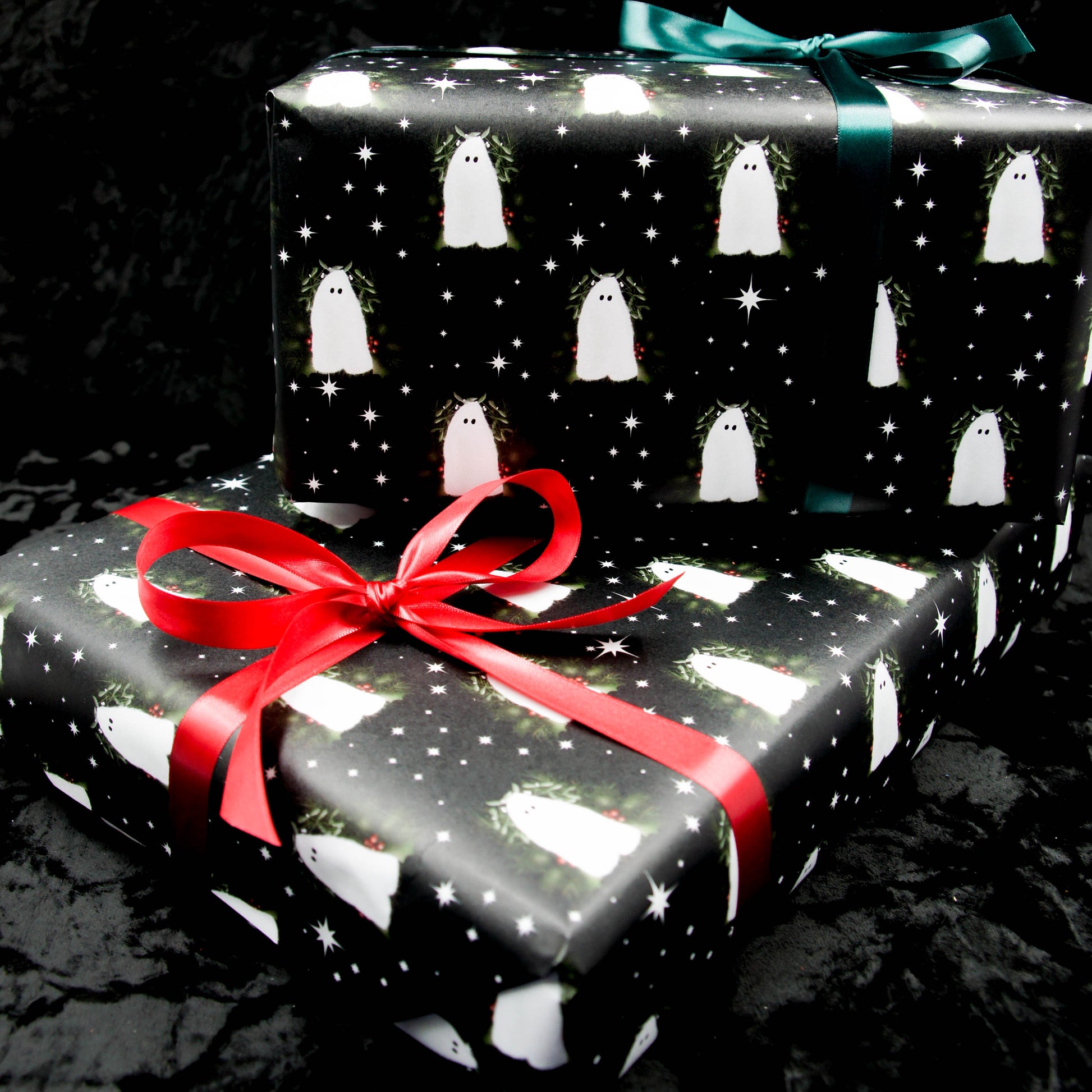 Christmas Spirit Wrapping Paper - Gothic Gift wrap