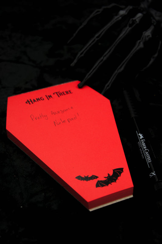 Vampire Slayer Notepad, Funny Gag Gifts Stationary Memopad, Goth