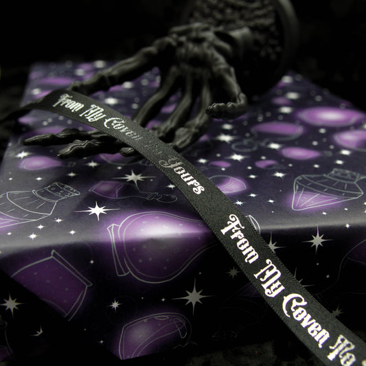 From My Coven To Yours witches Gift Ribbon