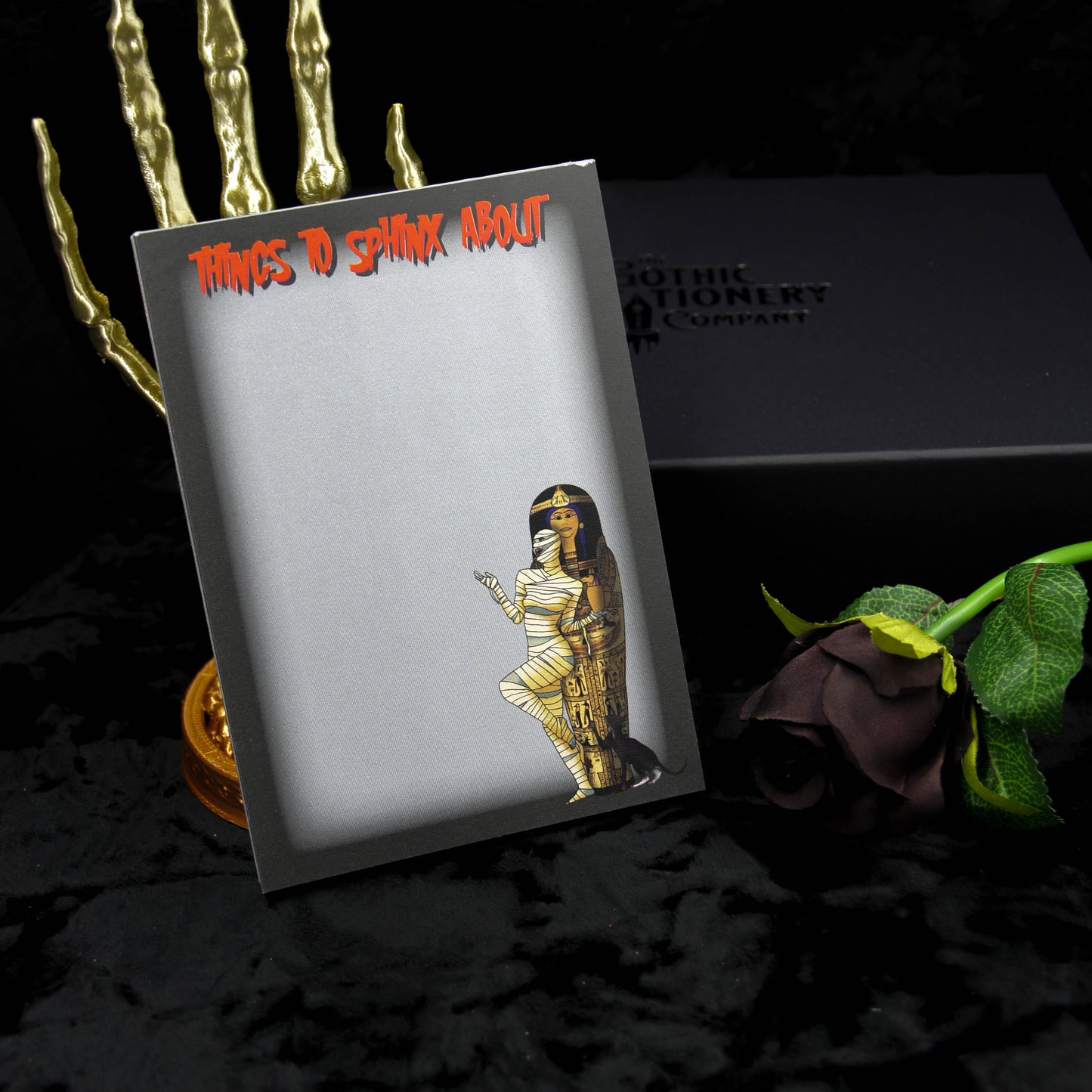 Pin Up Girl Mummy Notepad | Horror Girls Collection