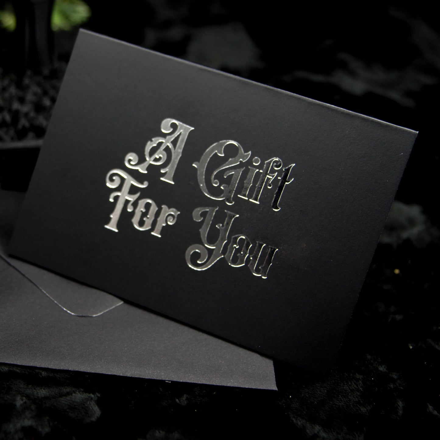 Mini porte-carte-cadeau gothique - Un cadeau pour vous