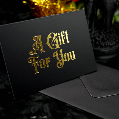 Mini Gothic Gift Card Holder - A Gift For You