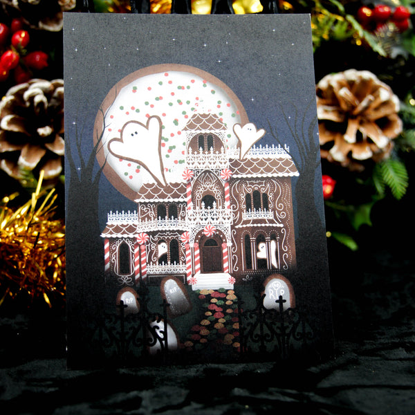 Gingerdead Christmas Postcard | Gothic Christmas