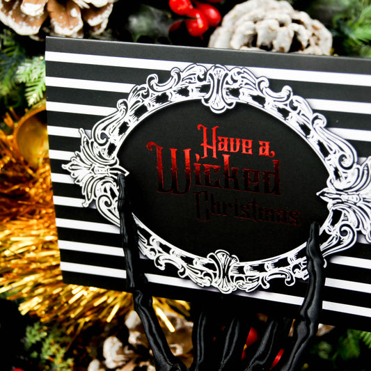 Ayez une méchante carte de vœux de Noël | Noël gothique