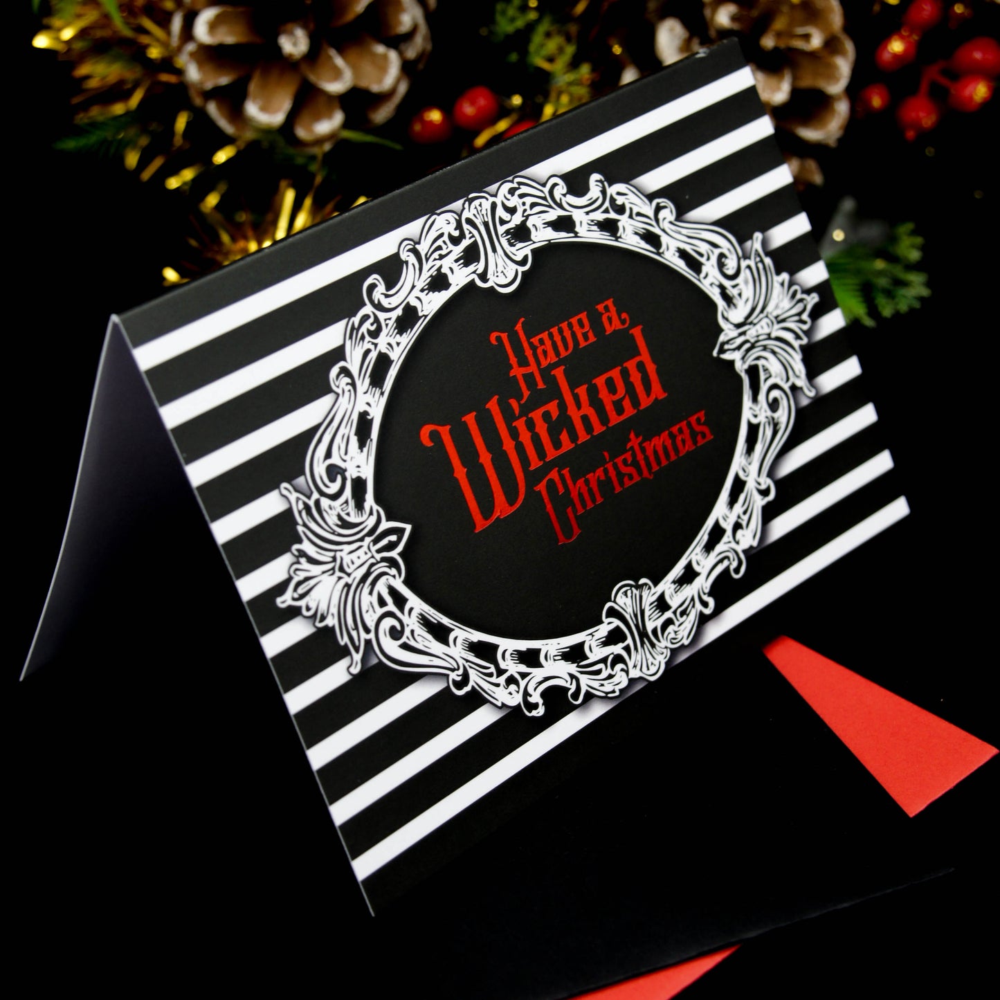 Have A Wicked Christmas Greetings Card | Gothic Christmas