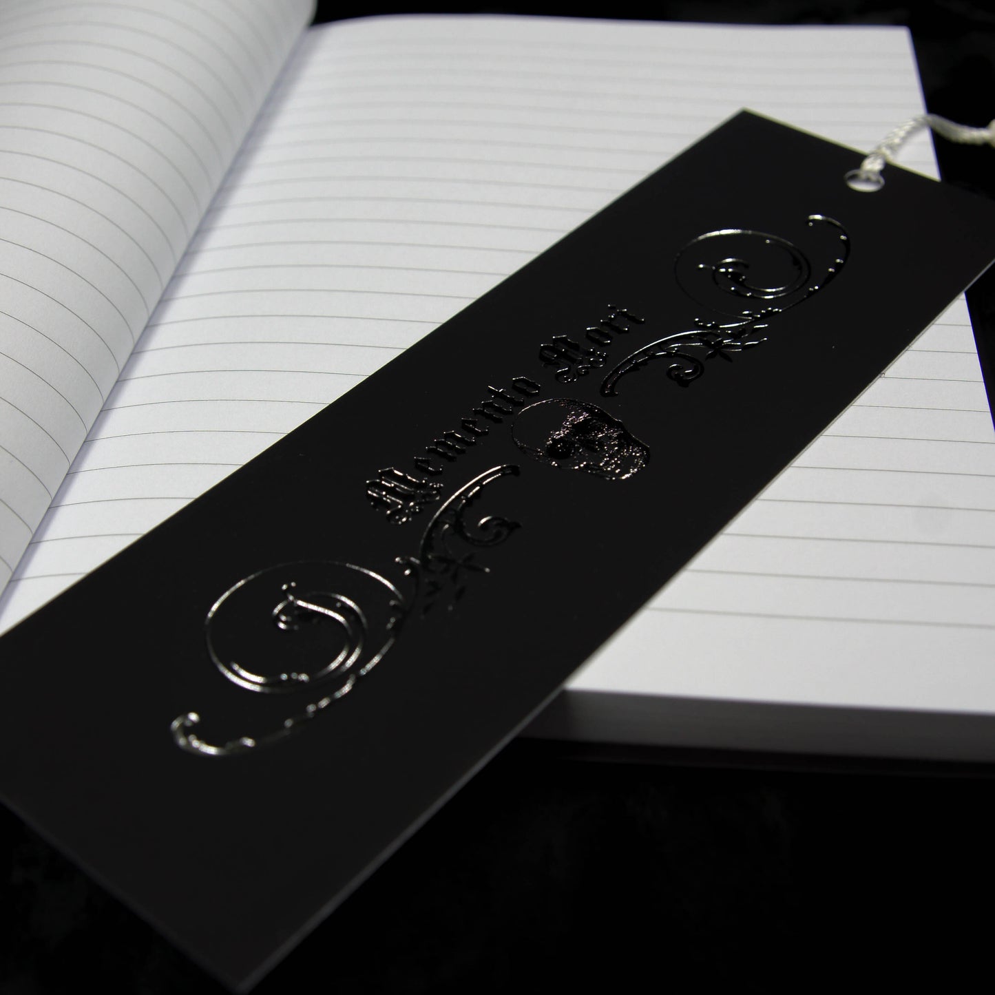 Memento Mori Foiled Gothic Bookmark