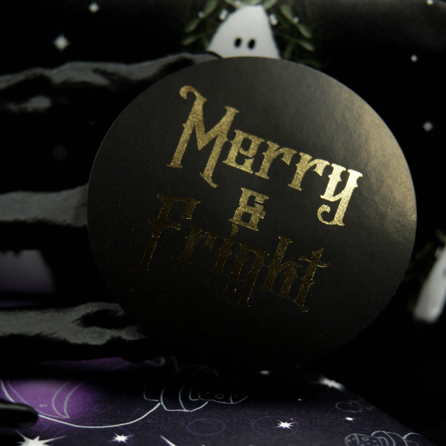 Pegatinas navideñas góticas de Merry &amp; Fright | Elegantemente gótico