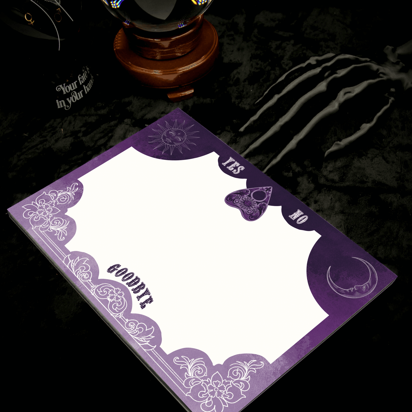 Spirit Board A5 Note Pad | Amethyst Witch