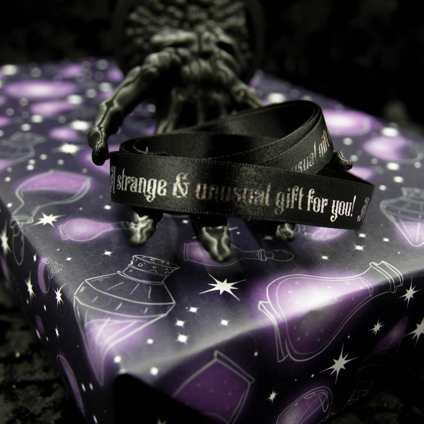 Strange And Unusual Gift Ribbon | Elegantly Gothic