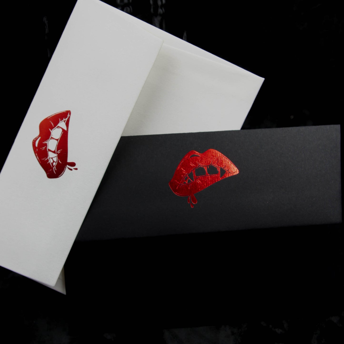 Vampire Fang Notecard Set | The Vampire's Study