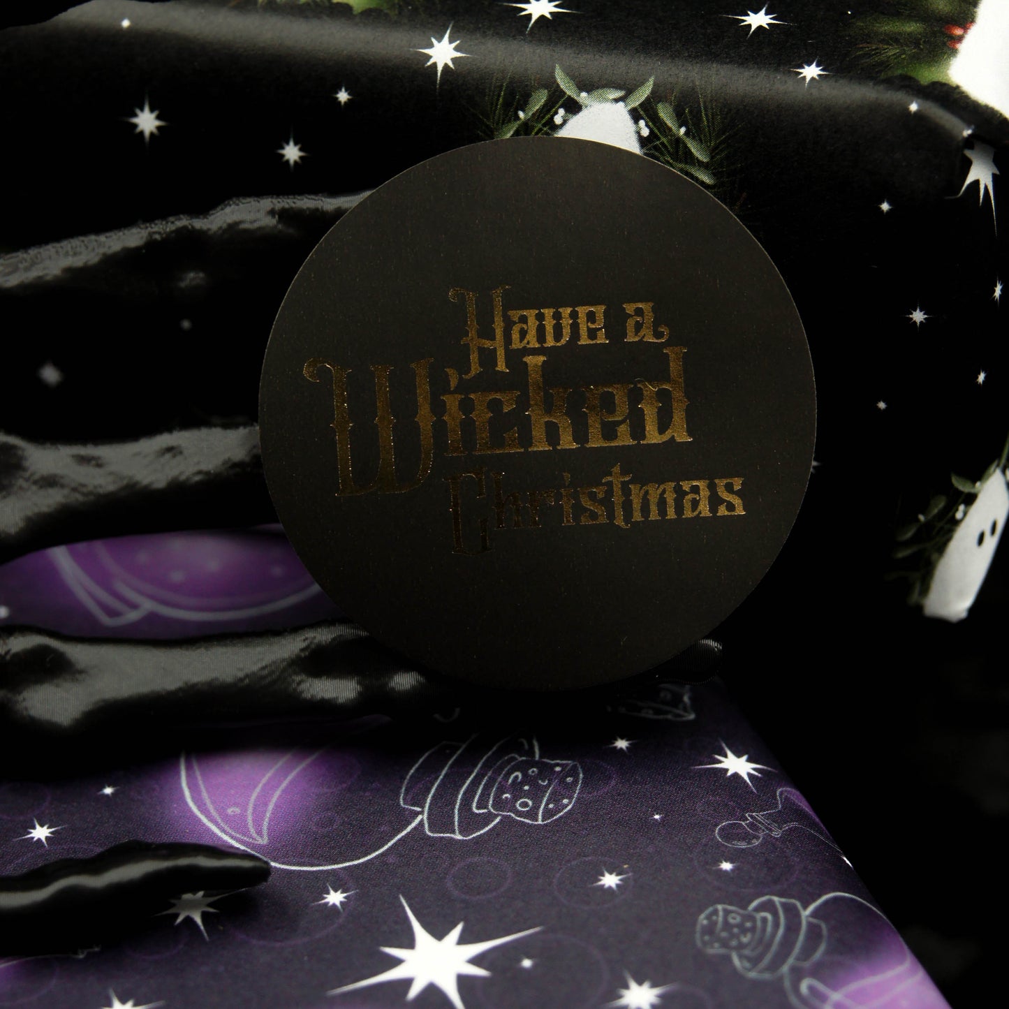 Wicked Christmas Gothic Christmas Stickers | Elegantly Gothic
