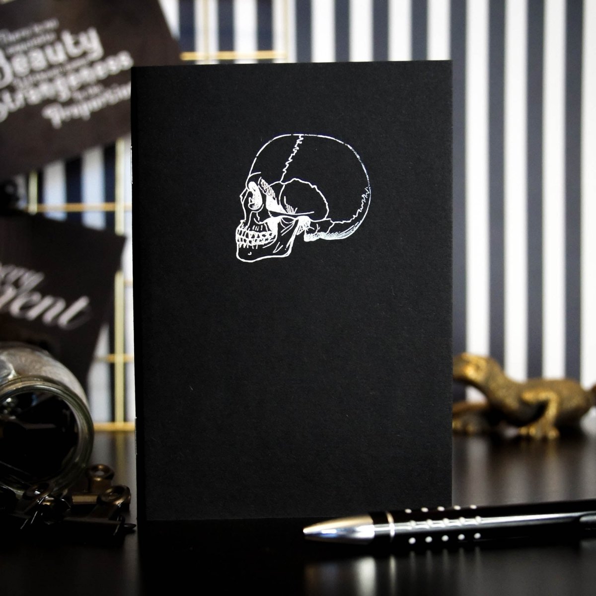 Immerse yourself in the world of Gothic inspiration with our Traveler's Notebook Refills. Elevate your writing journey with darkly enchanting designs.