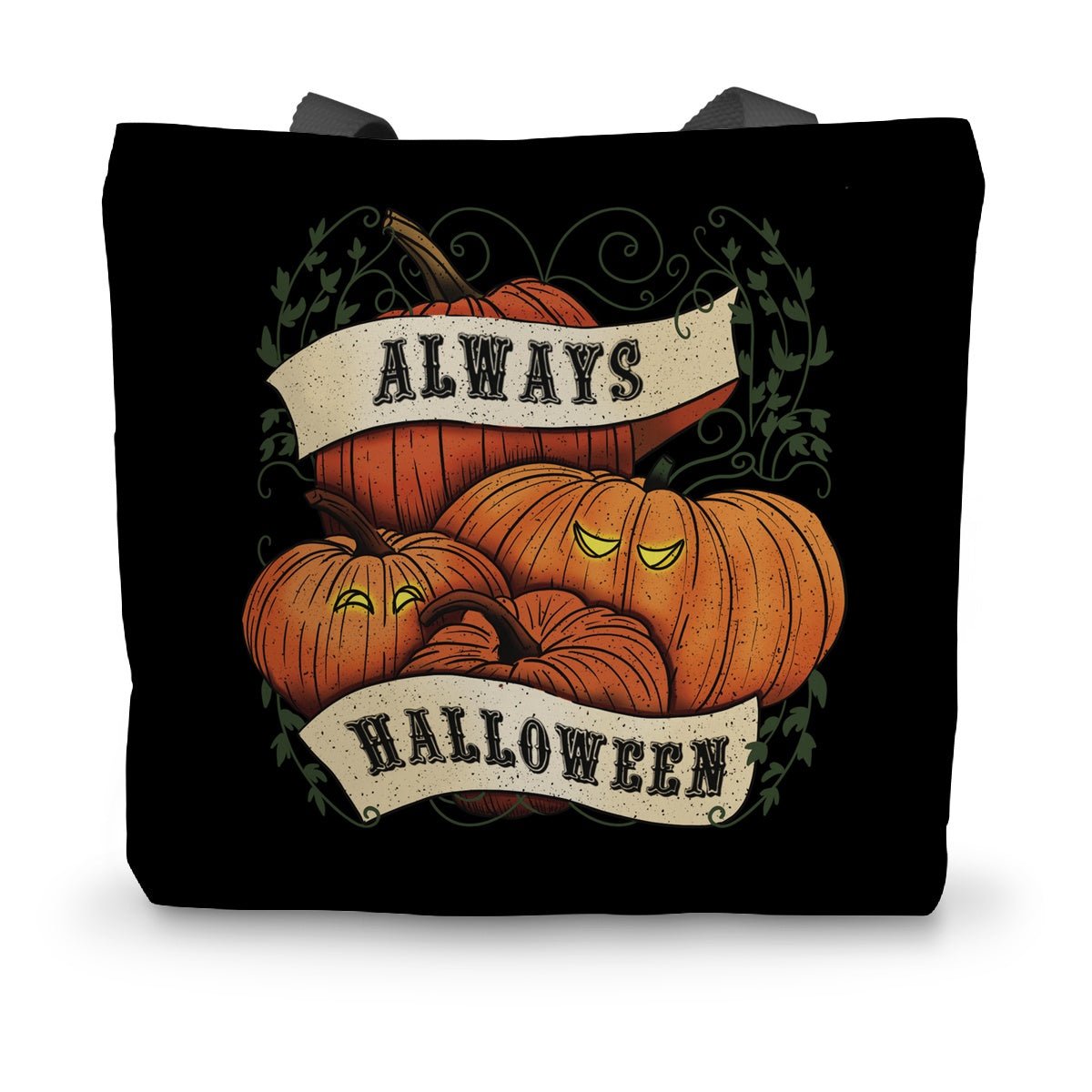 Always Halloween Canvas Shopping Bag - The Gothic Stationery Company - Homeware