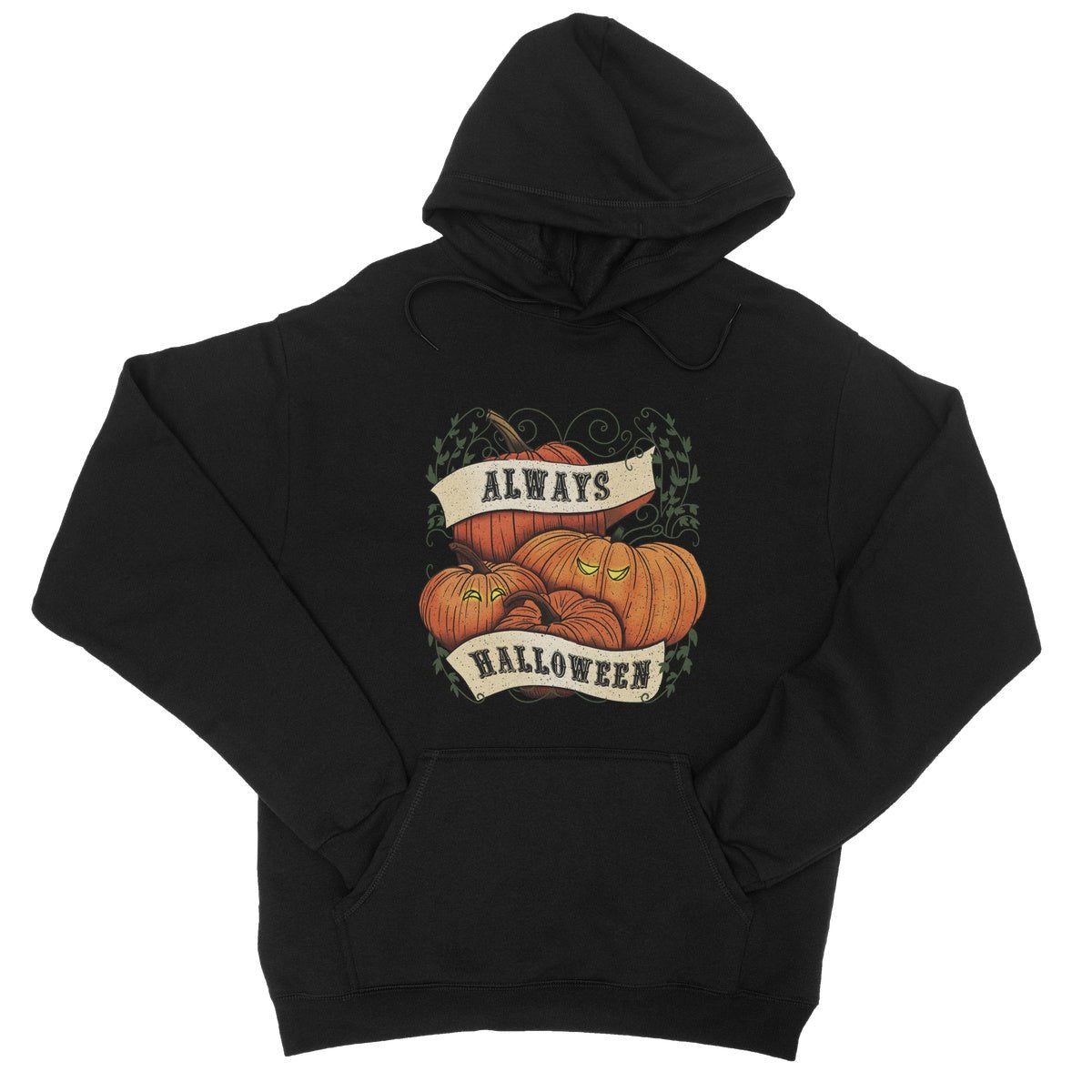 Always Halloween College Hoodie - The Gothic Stationery Company - Apparel