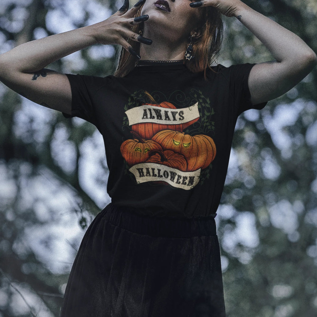 Always Halloween Softstyle T-Shirt - The Gothic Stationery Company - T Shirt