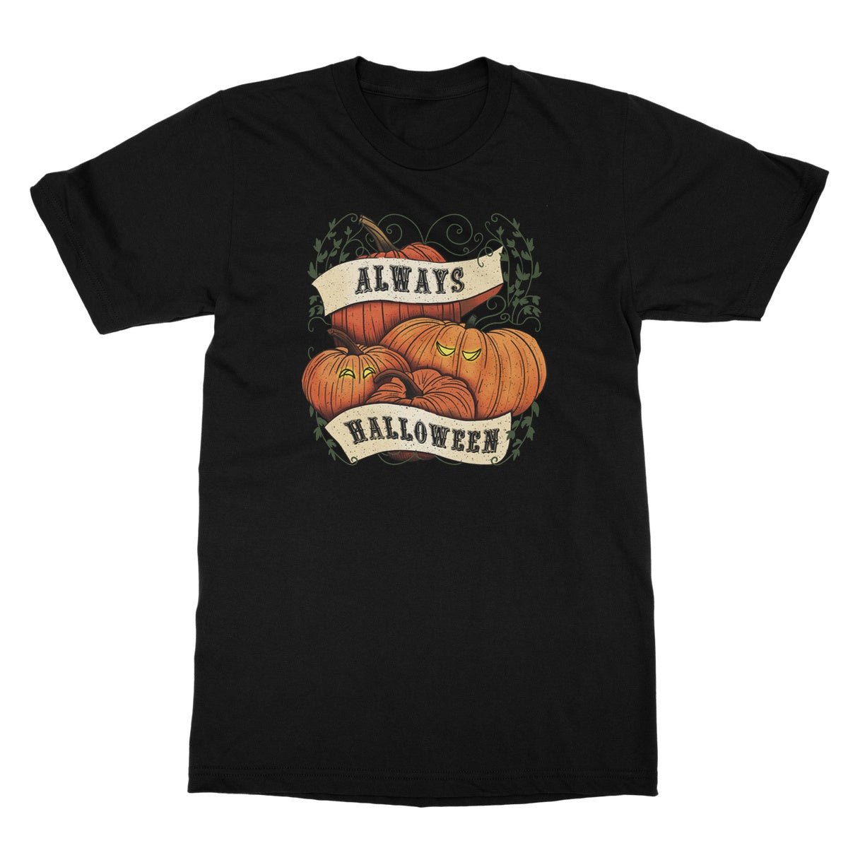 Always Halloween Softstyle T-Shirt - The Gothic Stationery Company - Apparel