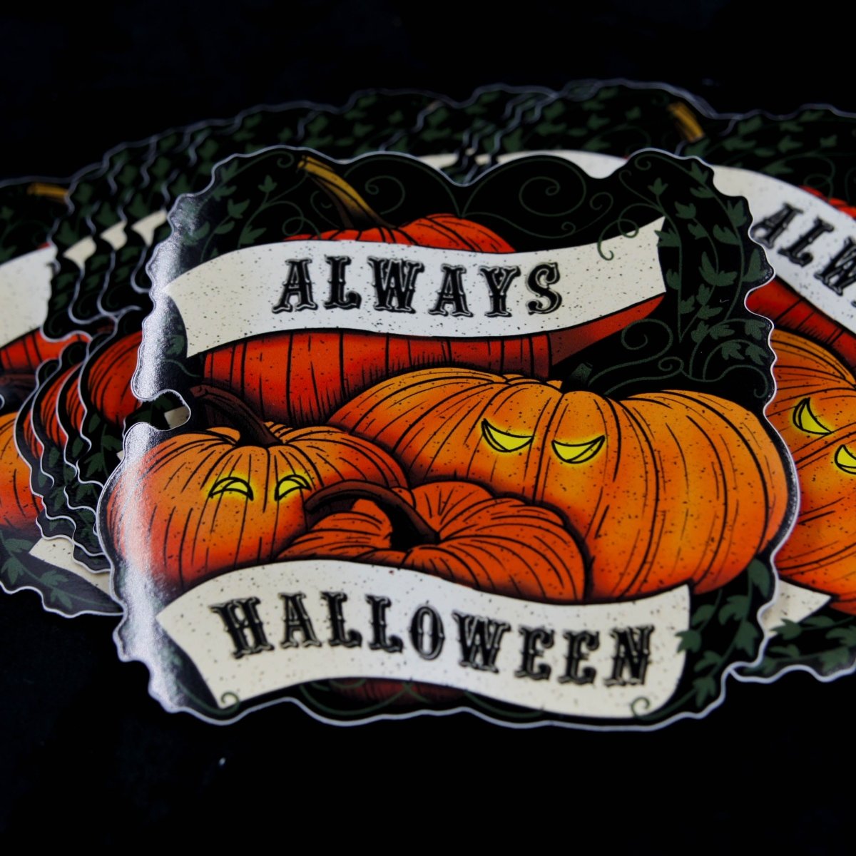 Always Halloween Vinyl Stickers