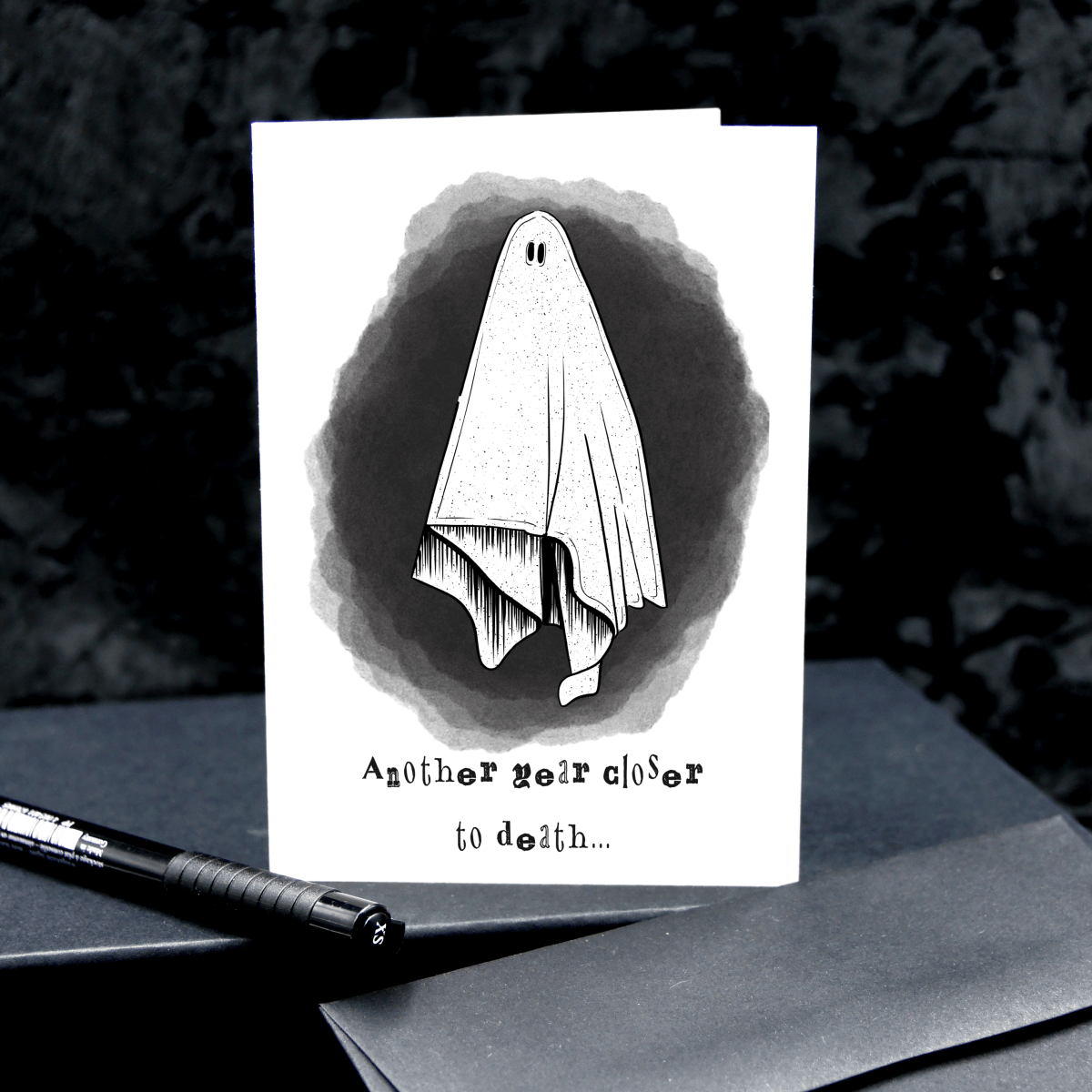 Another Year Closer To Death | Gothic Birthday Card