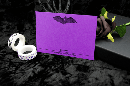 Tarjetas de murciélagos personalizadas