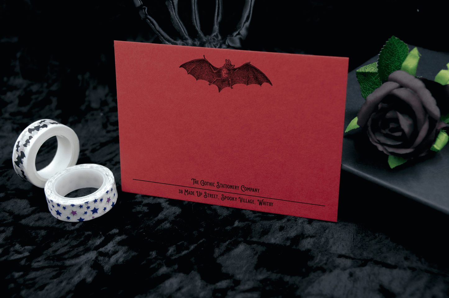 Cartes de notes de chauve-souris personnalisées