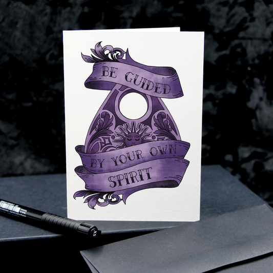 Planchette Greetings Card | Amethyst Witch