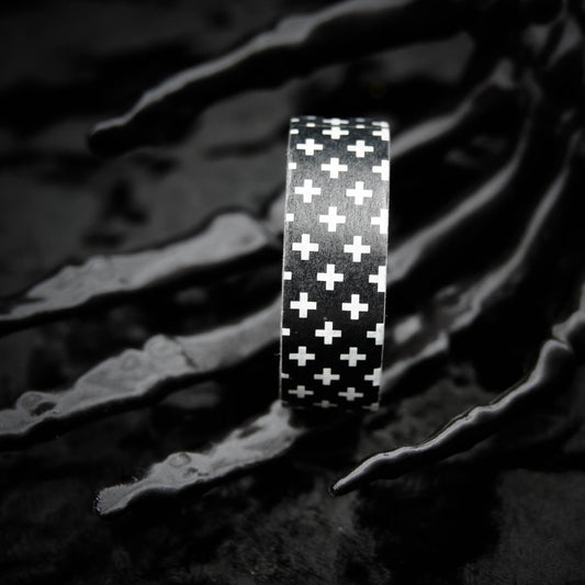 Gothic Washi Tape Black And White Cross Washi tape