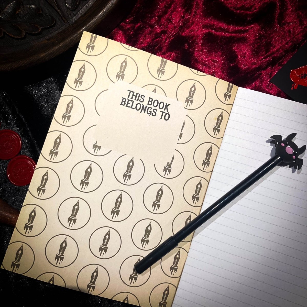 Dracula Arrives At Whitby Victorian Newspaper Notebook - The Gothic Stationery Company - Note book