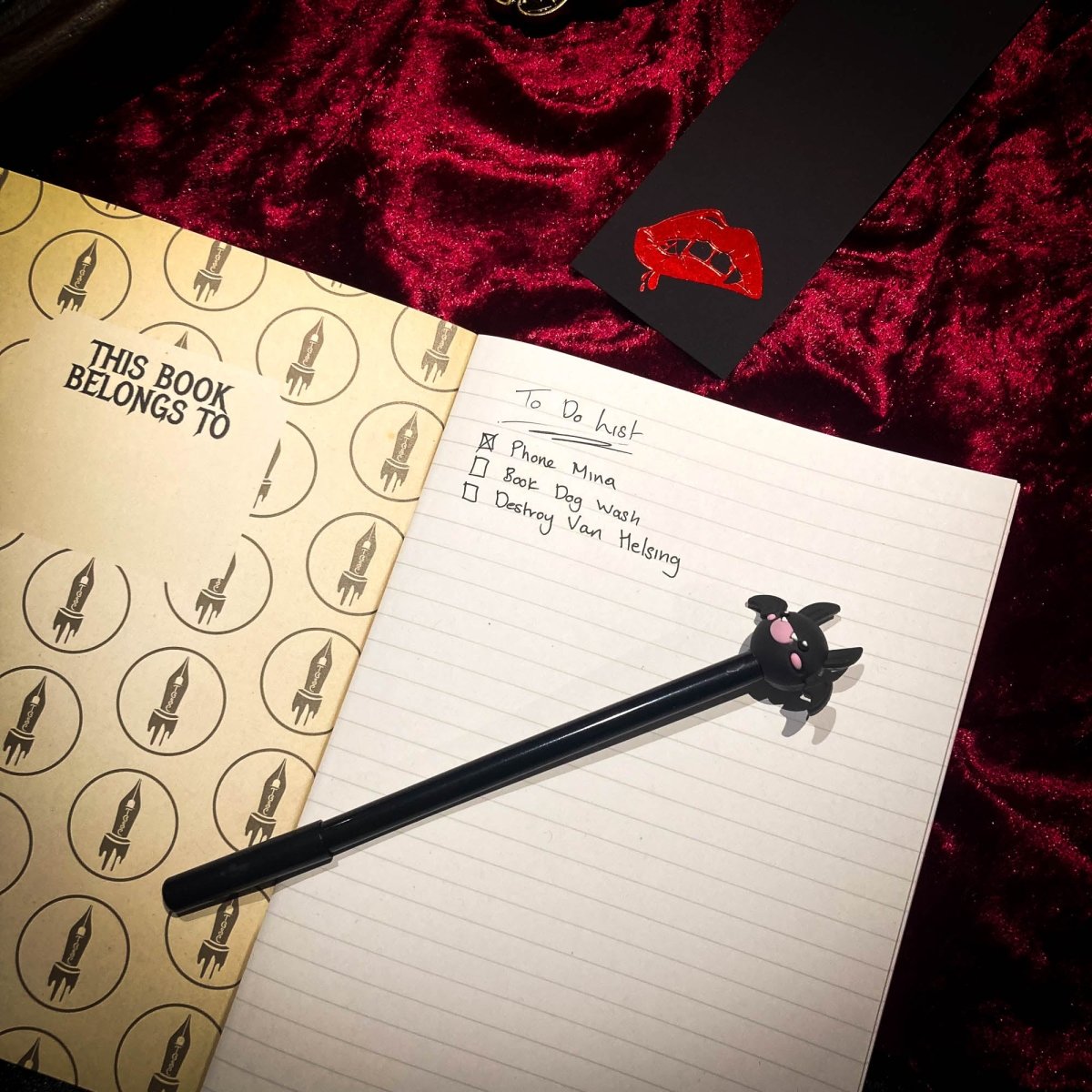 Dracula Arrives At Whitby Victorian Newspaper Notebook - The Gothic Stationery Company - Note book